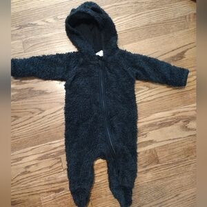 KQ Fleece Bear Ear footie